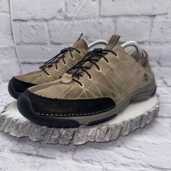 Timberland Earthkeepers Anti-Fatigue Lace Up Comfort Shoe Tan Suede Men Sz 9.5 - Picture 2 of 11